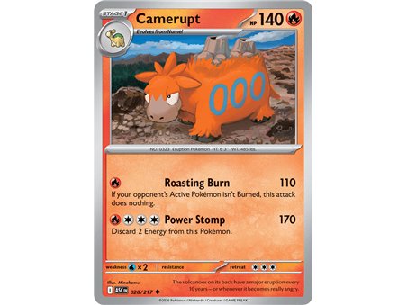 Camerupt (Uncommon/Reverse Holofoil)