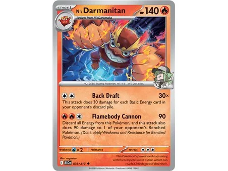 N's Darmanitan (Uncommon/Reverse Holofoil)