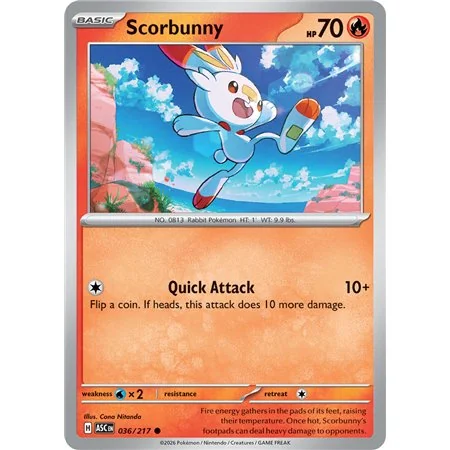 Scorbunny (Common/Reverse Holofoil)