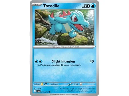 Totodile (Common/Reverse Holofoil)