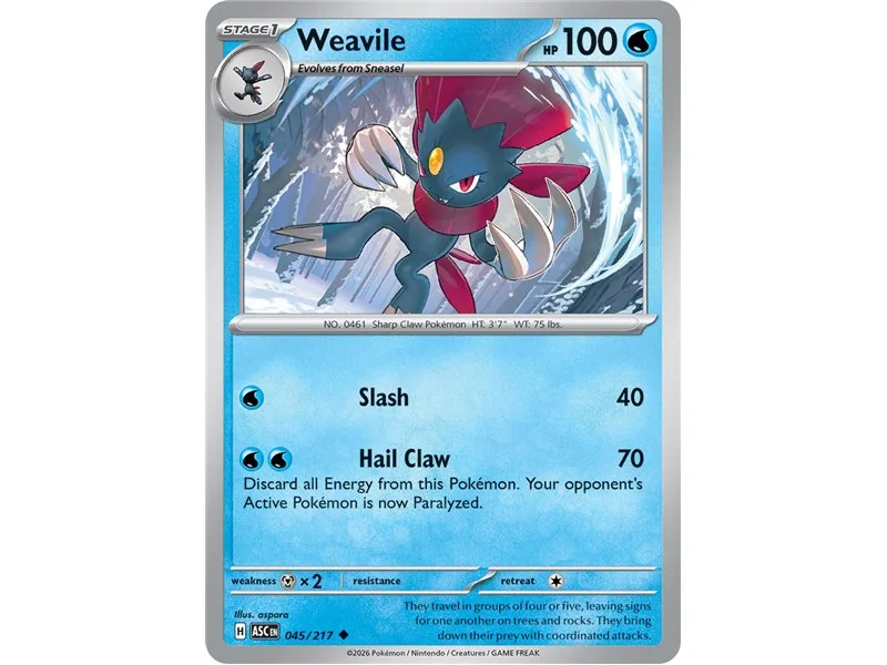Weavile (Uncommon/Reverse Holofoil)