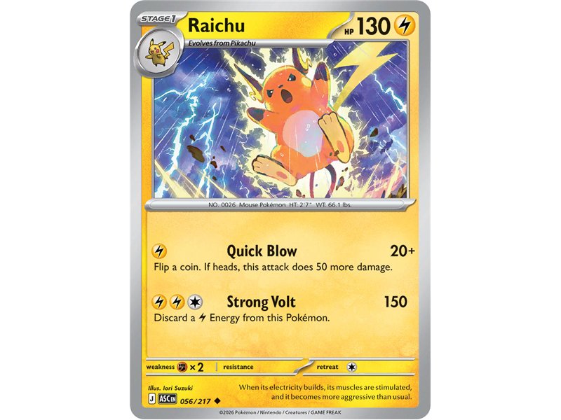 Raichu (Uncommon/Reverse Holofoil)