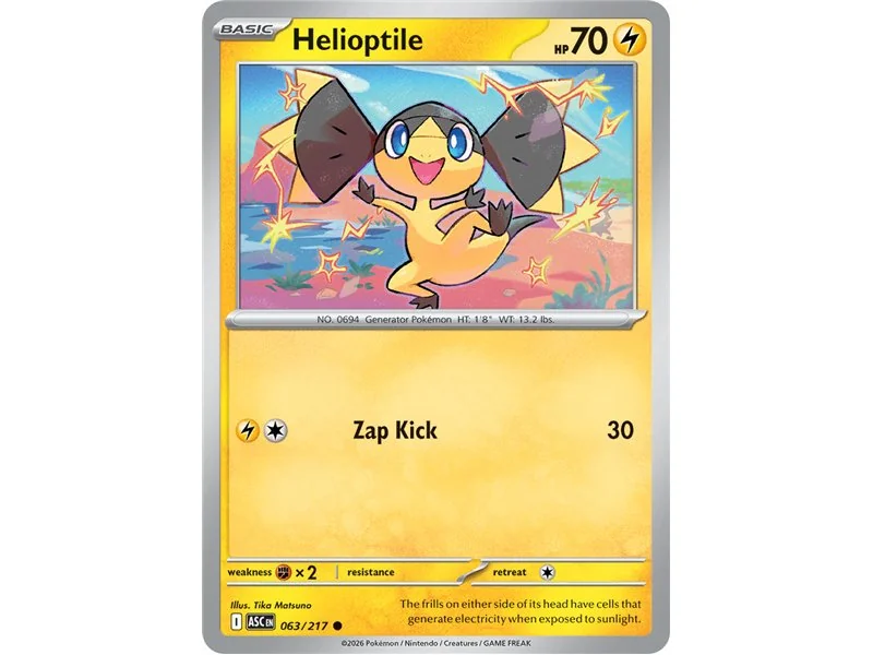 Helioptile (Common/Reverse Holofoil)