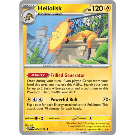 Heliolisk (Uncommon/Reverse Holofoil)