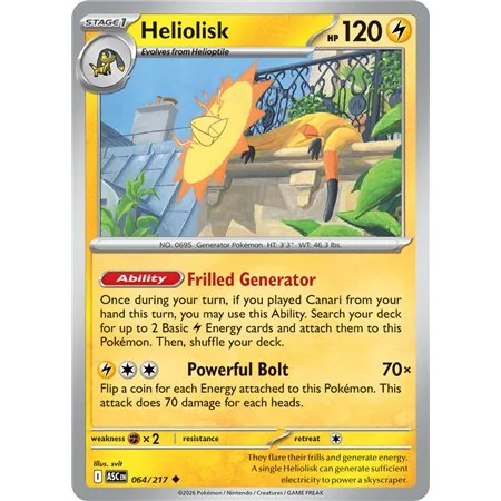Heliolisk (Uncommon/Reverse Holofoil)