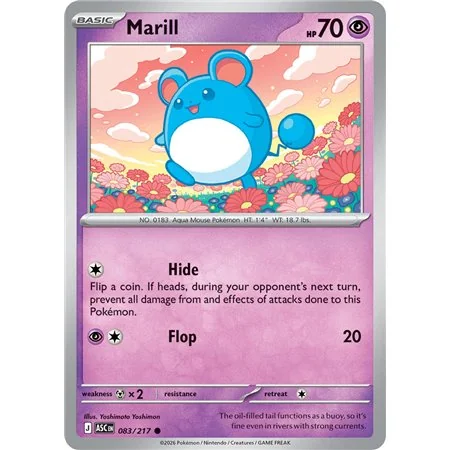 Marill (Common/Reverse Holofoil)