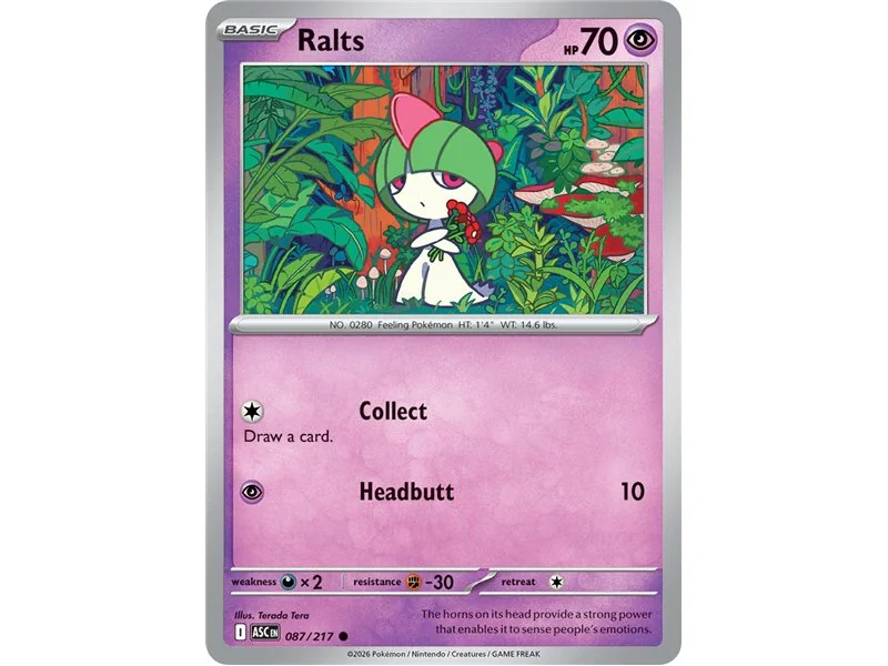 Ralts  (Common/Reverse Holofoil)