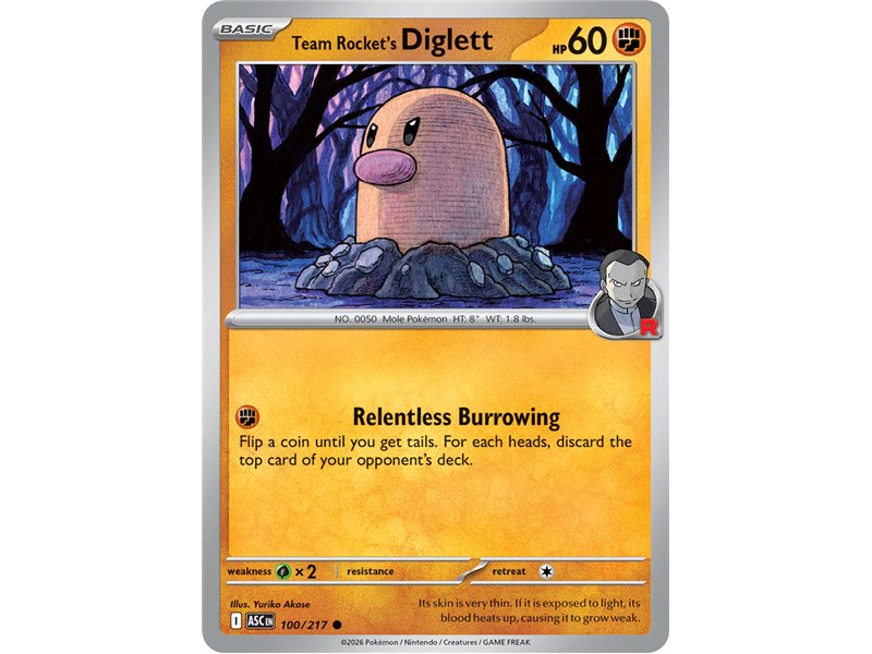 Team Rocket's Diglett (Common/Reverse Holofoil)