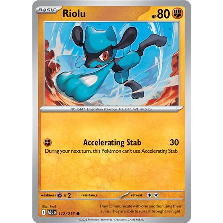 Riolu (Common/Reverse Holofoil)