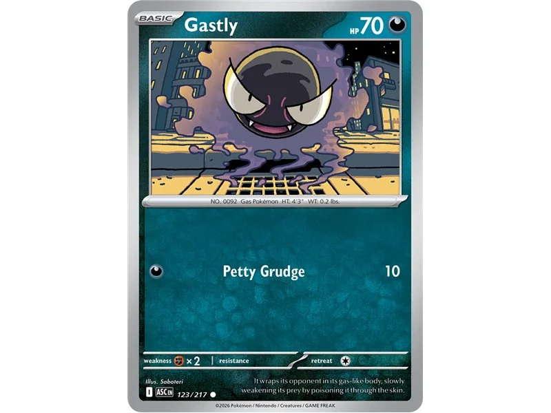 Gastly  (Common/Reverse Holofoil)