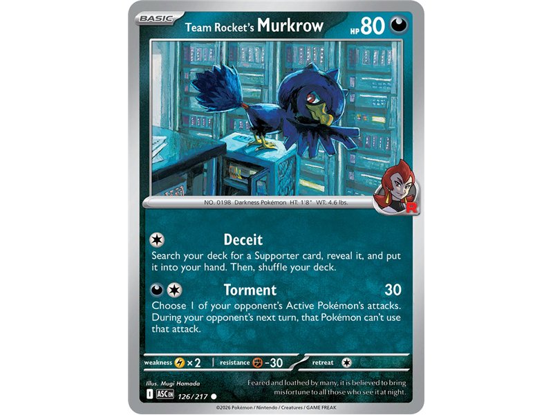 Team Rocket's Murkrow (Common/Reverse Holofoil)