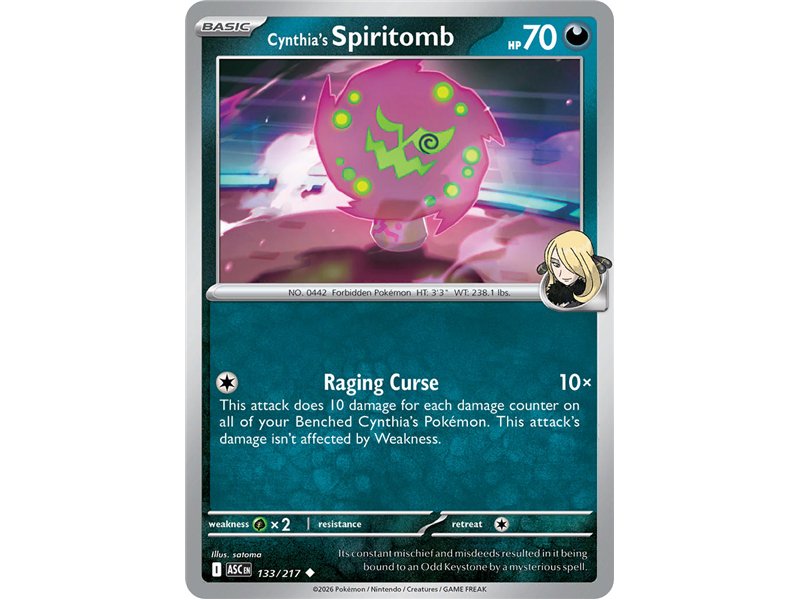Cynthia's Spiritomb (Uncommon/Reverse Holofoil)