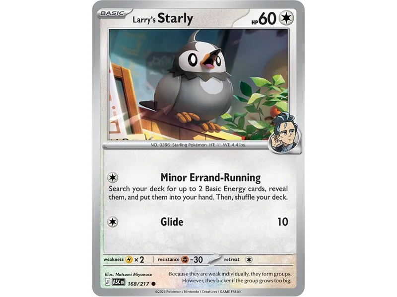 Larry's Starly  (Common/Reverse Holofoil)