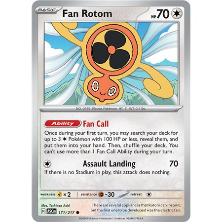 Fan Rotom (Common/Reverse Holofoil)