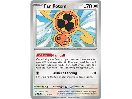 Fan Rotom  (Common/Reverse Holofoil)