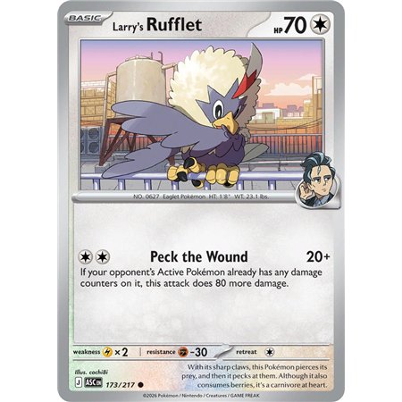Larry's Rufflet (Common/Reverse Holofoil)