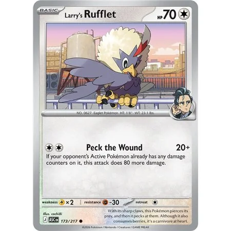 Larry's Rufflet (Common/Reverse Holofoil)