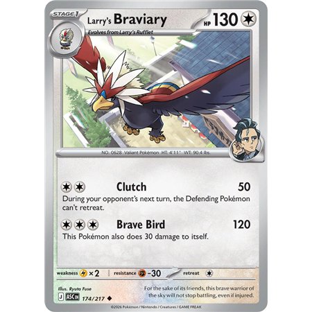 Larry's Braviary (Uncommon/Reverse Holofoil)