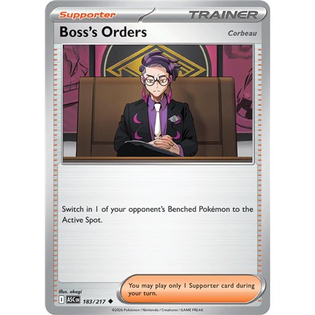 Boss's Orders (Corbeau) (Uncommon/Reverse Holofoil)