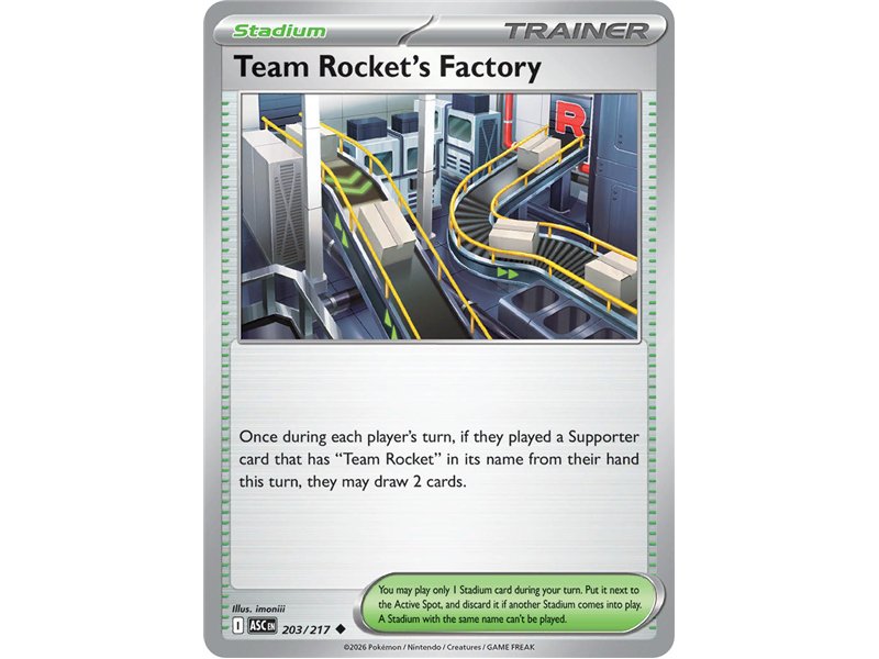 Team Rocket's Factory (Uncommon/Reverse Holofoil)