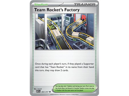 Team Rocket's Factory (Uncommon/Reverse Holofoil)