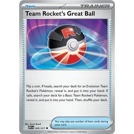 Team Rocket's Great Ball (Uncommon/Reverse Holofoil)