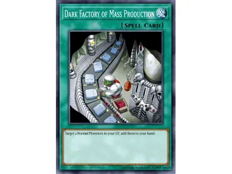 Dark Factory of Mass Production (Common)