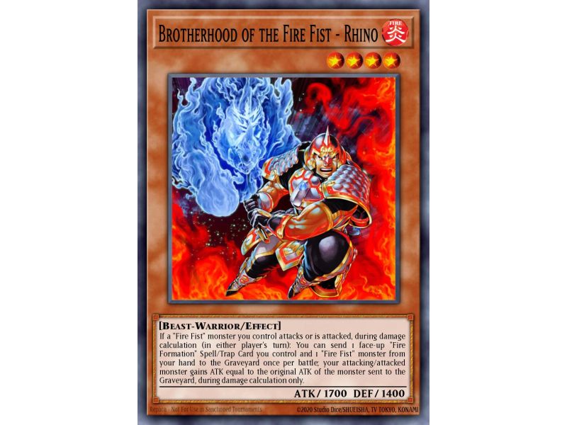 Brotherhood of the Fire Fist - Rhino (Rare)
