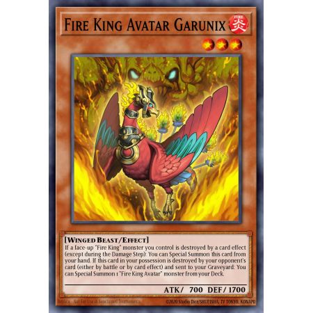 Fire King Avatar Garunix (Common)