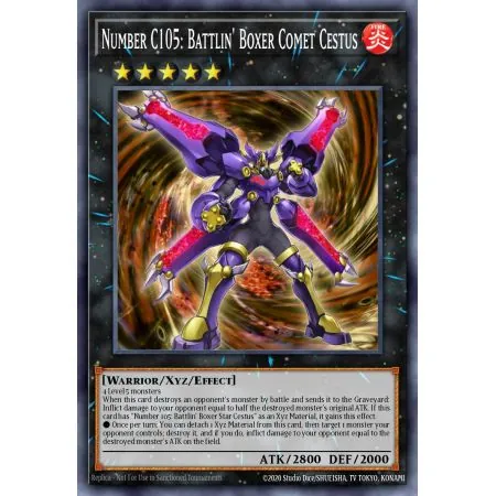 Number C105: Battlin' Boxer Comet Cestus (Ultra Rare)