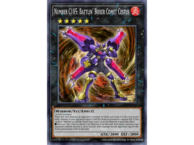 Number C105: Battlin' Boxer Comet Cestus (Ultra Rare)