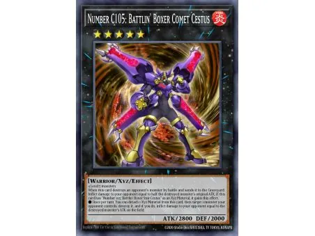 Number C105: Battlin' Boxer Comet Cestus (Ultra Rare)