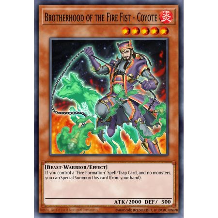 Brotherhood of the Fire Fist - Coyote (Secret Rare)