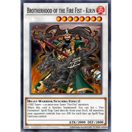 Brotherhood of the Fire Fist - Kirin (Rare)