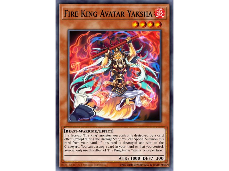 Fire King Avatar Yaksha (Super Rare)