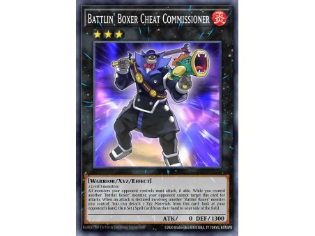 Battlin' Boxer Cheat Commissioner (Rare)