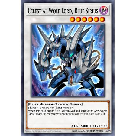 Celestial Wolf Lord, Blue Sirius (Ultra Rare)