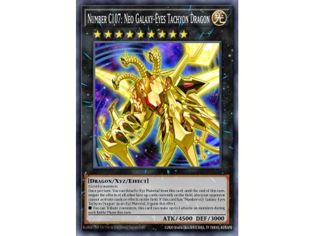 Number C107: Neo Galaxy-Eyes Tachyon Dragon (Super Rare)