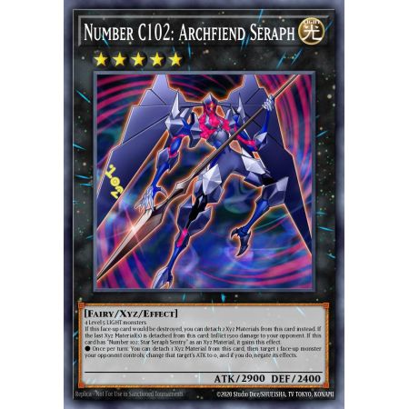 Number C102: Archfiend Seraph (Super Rare)