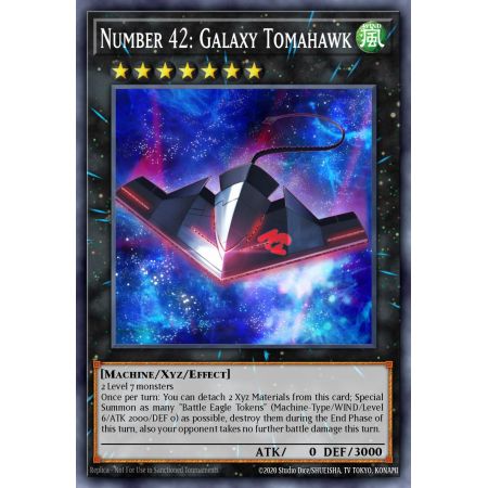 Number 42: Galaxy Tomahawk (Common)