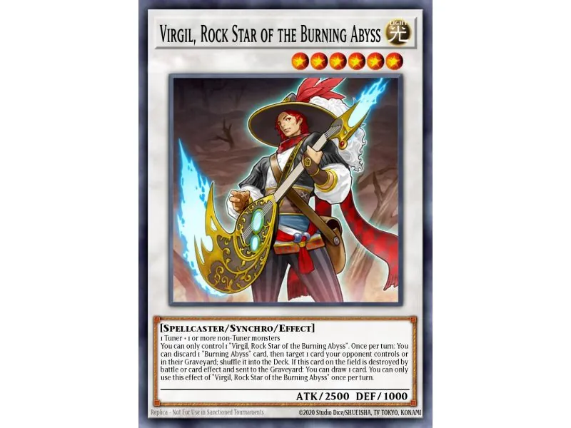 Virgil, Rock Star of the Burning Abyss (Secret Rare)