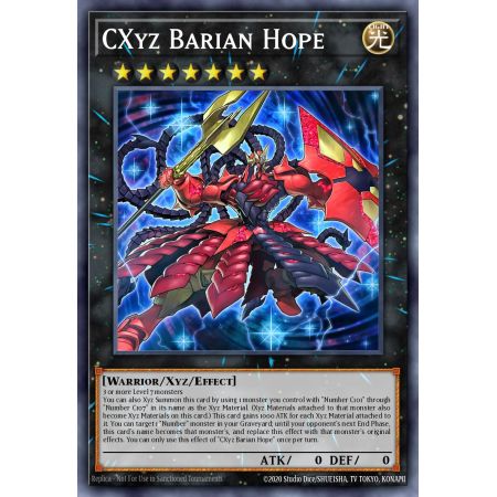 CXyz Barian Hope (Super Rare)