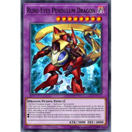 Rune-Eyes Pendulum Dragon (Ultra Rare)