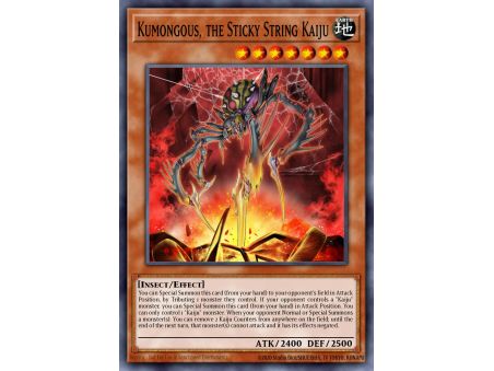Kumongous, the Sticky String Kaiju (Rare)