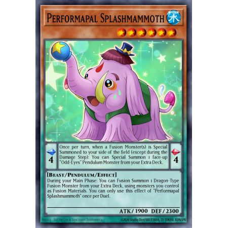 Performapal Splashmammoth (Rare)