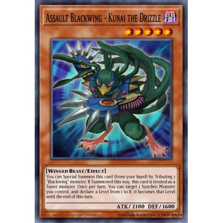 Assault Blackwing - Kunai the Drizzle (Rare)