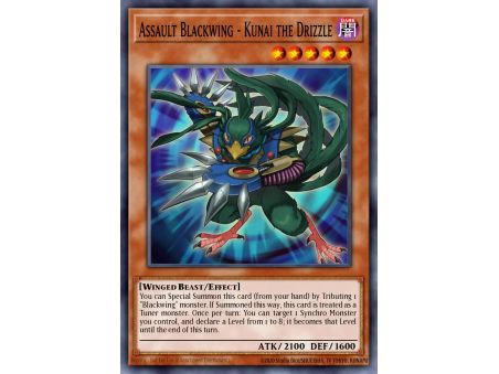 Assault Blackwing - Kunai the Drizzle (Rare)