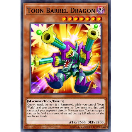 Toon Barrel Dragon (Rare)