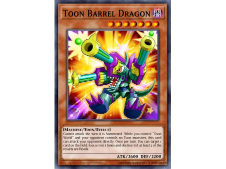 Toon Barrel Dragon (Rare)