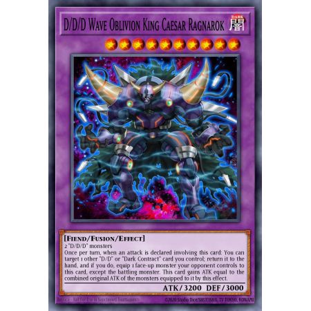 D/D/D Wave Oblivion King Caesar Ragnarok (Super Rare)
